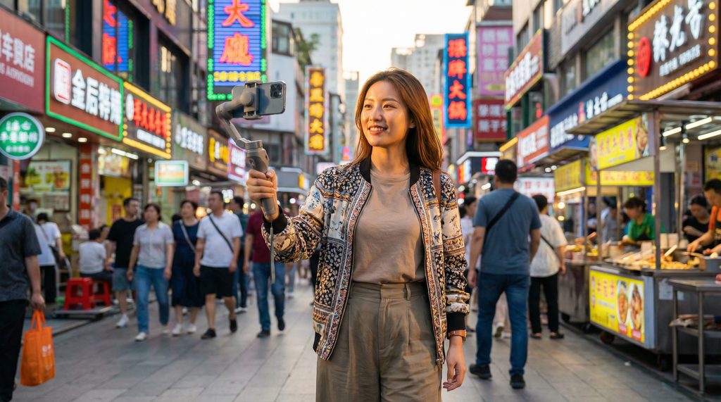 萝莉岛VLOG城市探索视频